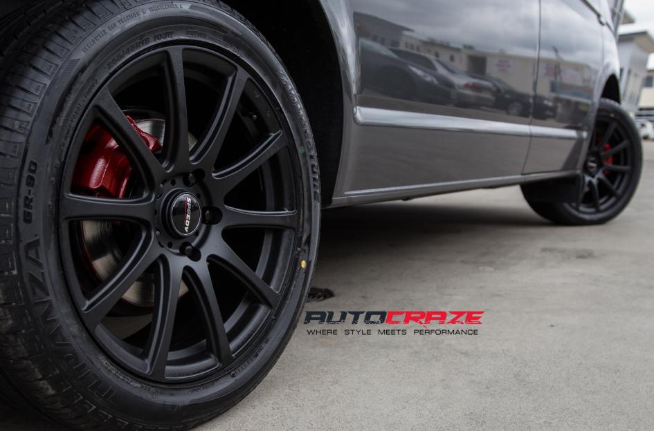 VOLKSWAGEN TRANSPORTER CARBINE SATIN BLACK